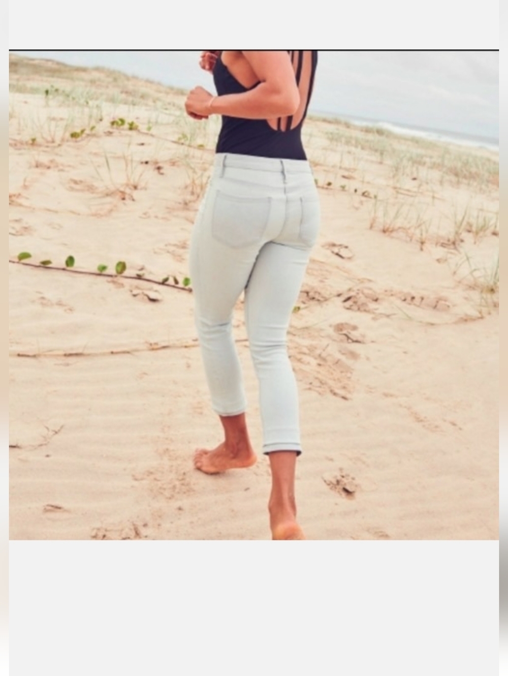 Athleta Sculptek Skinny Crop Jeans - size 8T Tall